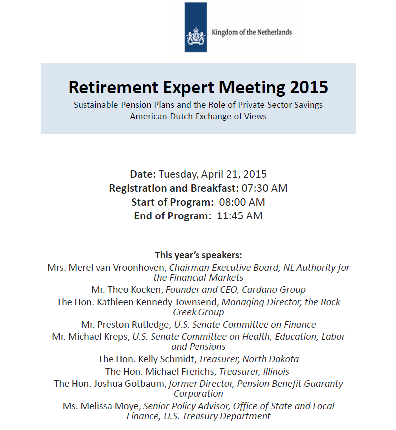 Retirement Expert Meeting